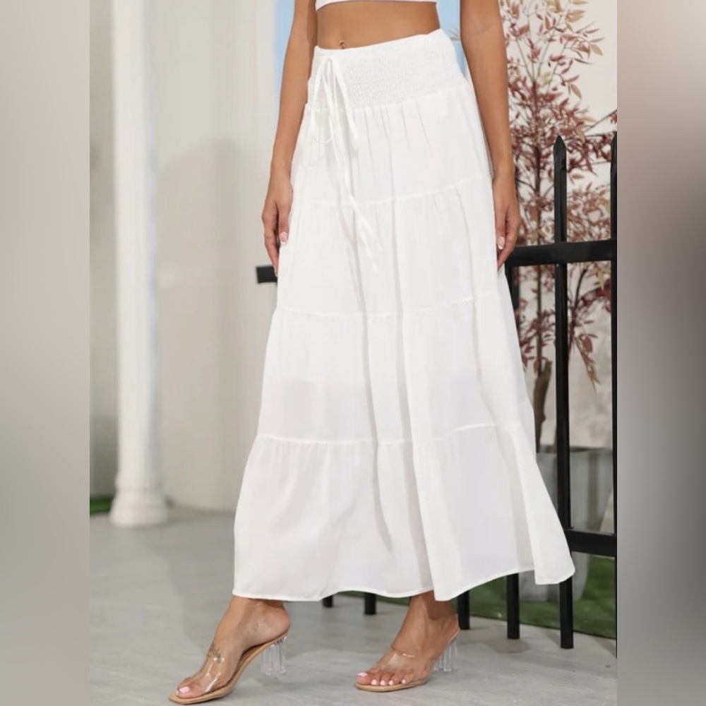 White Maxi Skirt - Picture 4 of 4